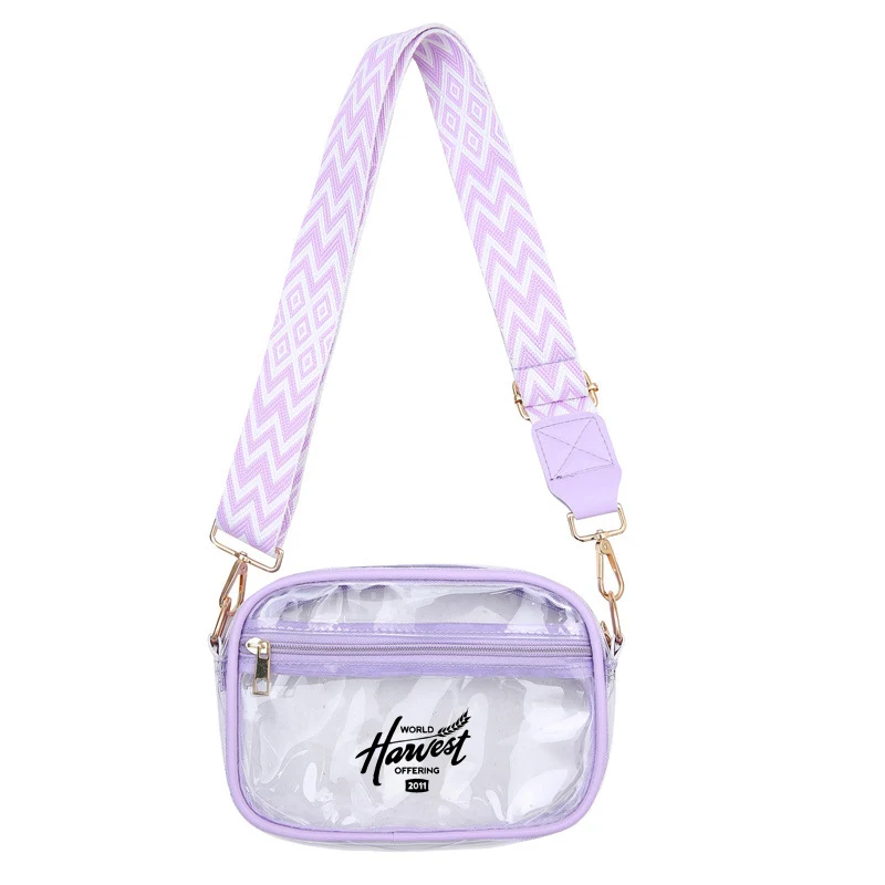 Clear Transparent Crossbody Shoulder Bag 1