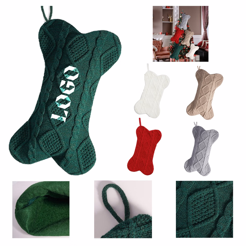 Christmas Cute Bone Shaped Stocking Ornament