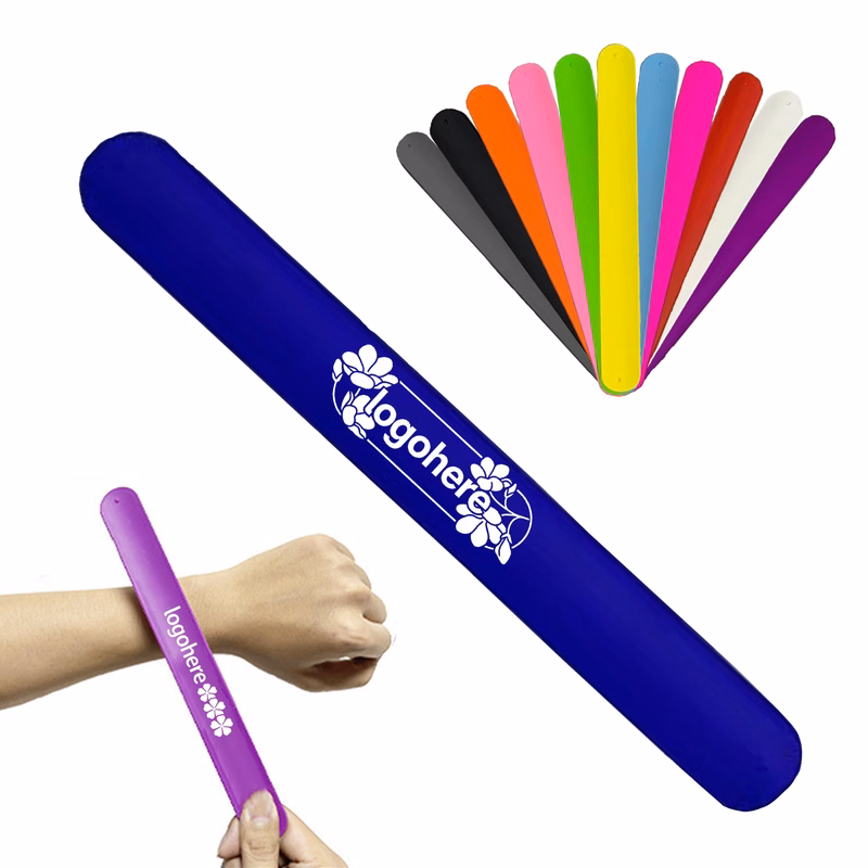 Flexible Silicone Slap Band with Custom Printing