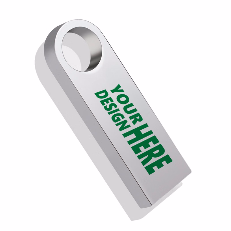 MOQ30 Custom 8GB Metal USB Flash Drive for Branding