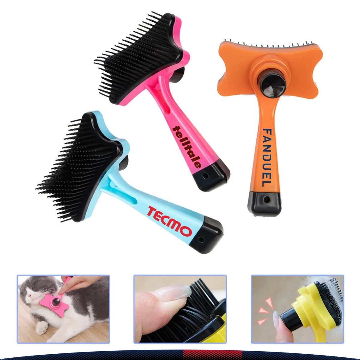 Ikka Pet Grooming Brush 1