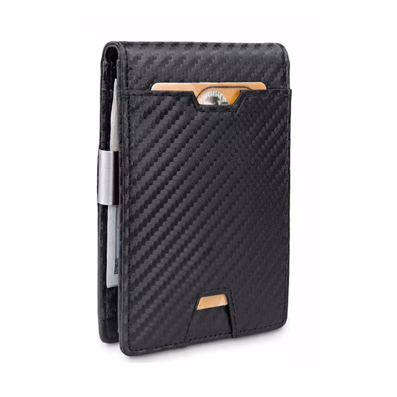 Mens Slim Wallet Money Clip