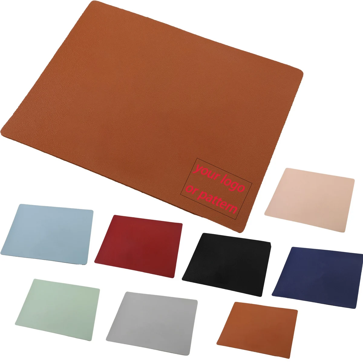 Non-Slip PU Leather Mouse Mat 1