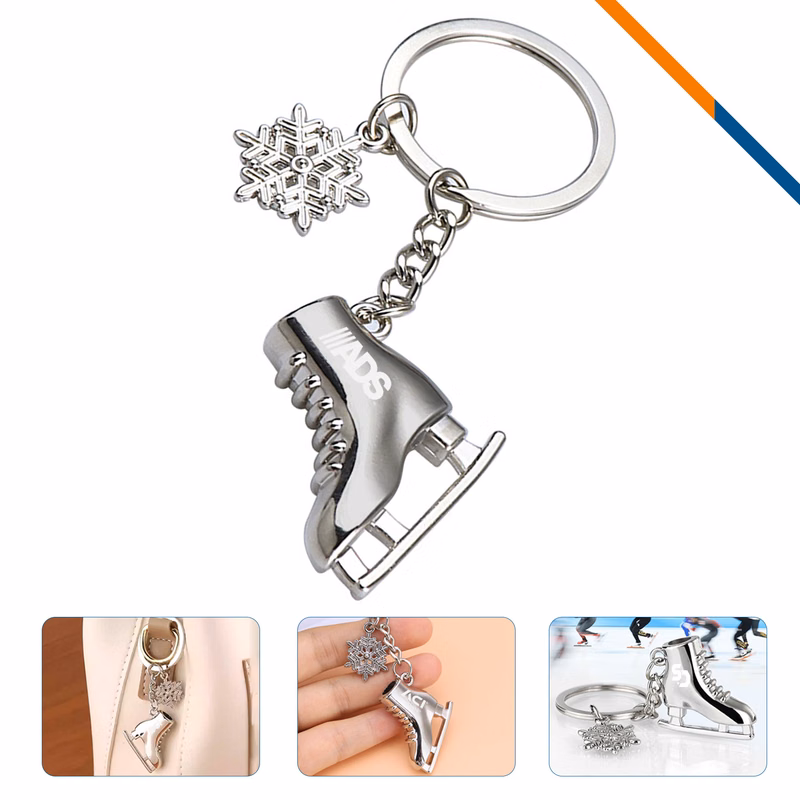 IceSole Ice Skating Keychain