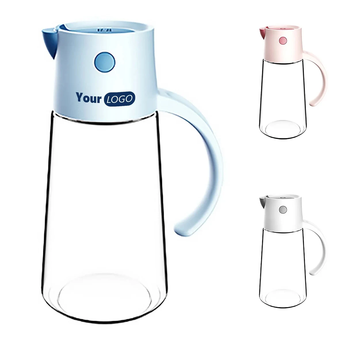 Glass Automatic Opening And Closing Oil Pot 1