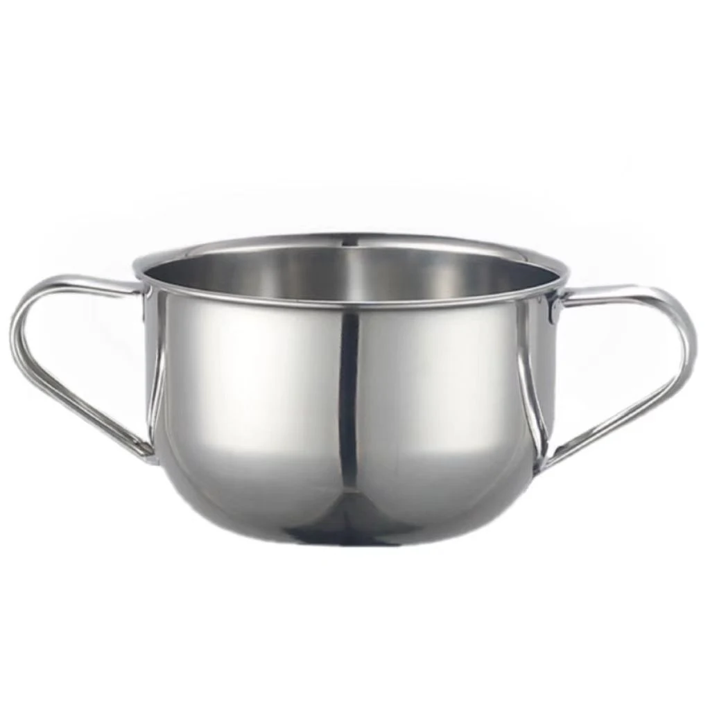 400ML Stainless Steel Toddler Bowl with Handles 1