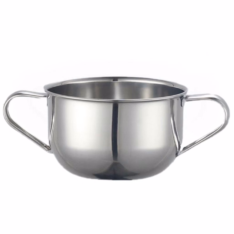 400ML Stainless Steel Toddler Bowl with Handles