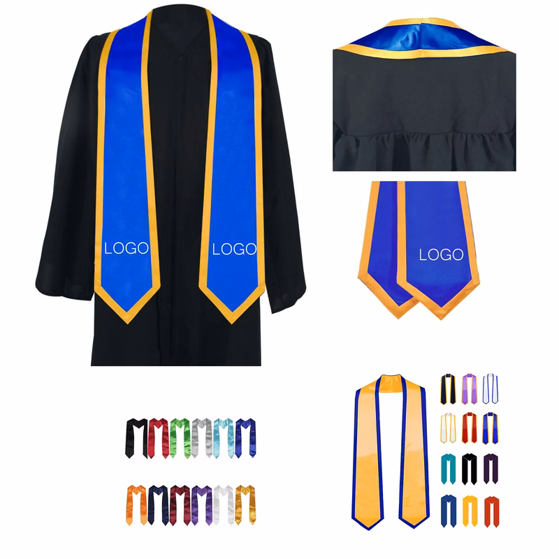 Graduation Clothing Sash With Hemming