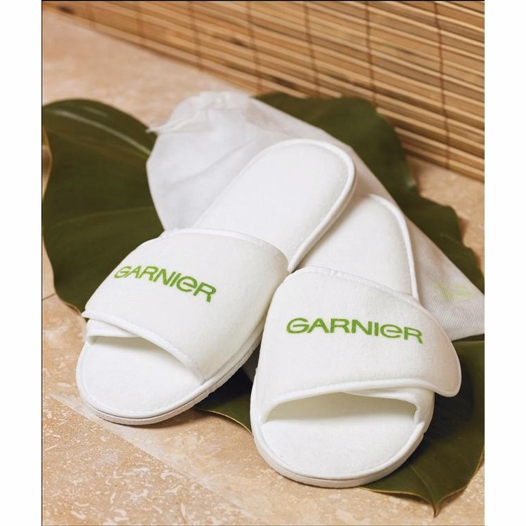 Terry Velour Adjustable Slippers