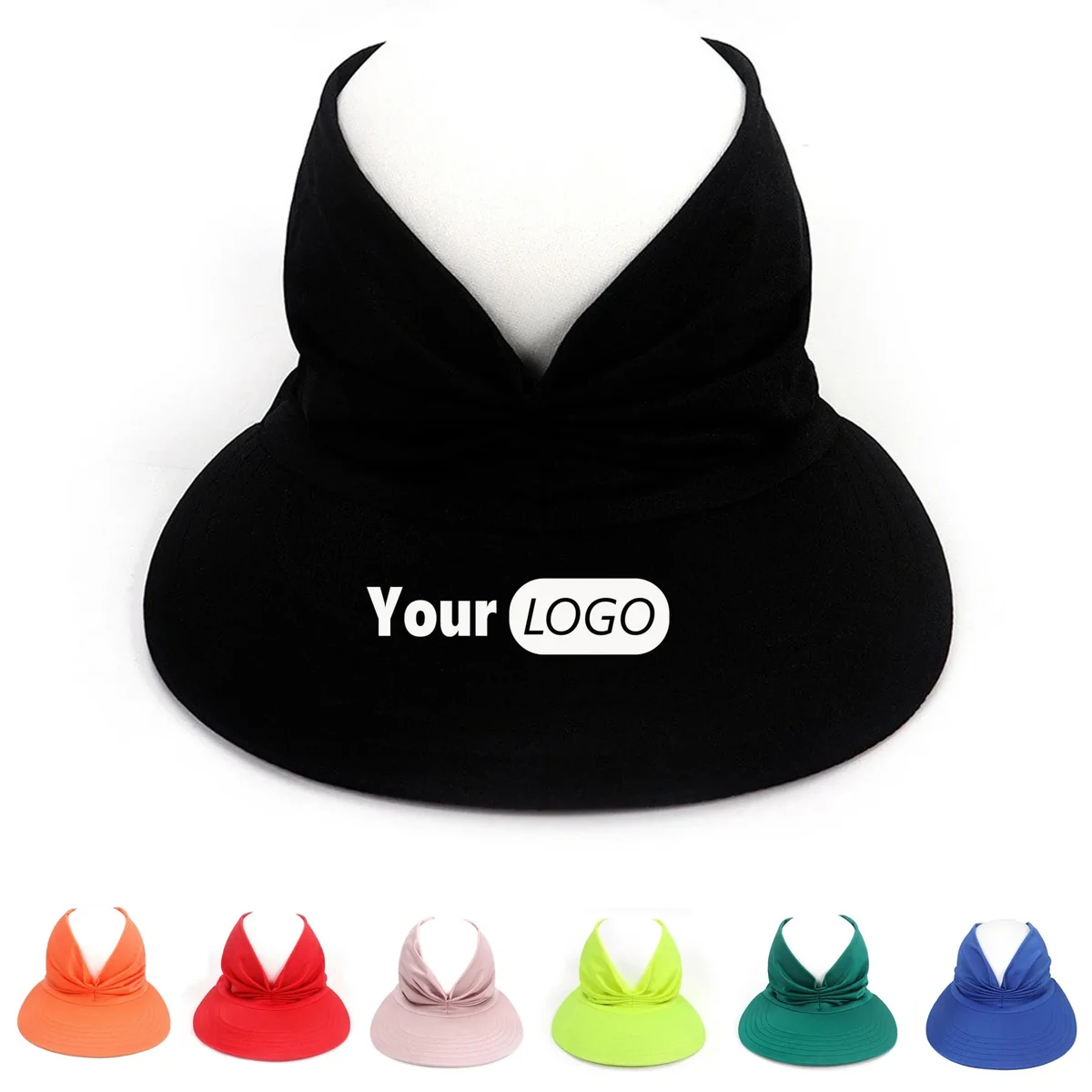 Foldable Women Summer Elastic Visor 1