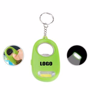 Multifunctional Bottle Opener With Keychain And Flashlight