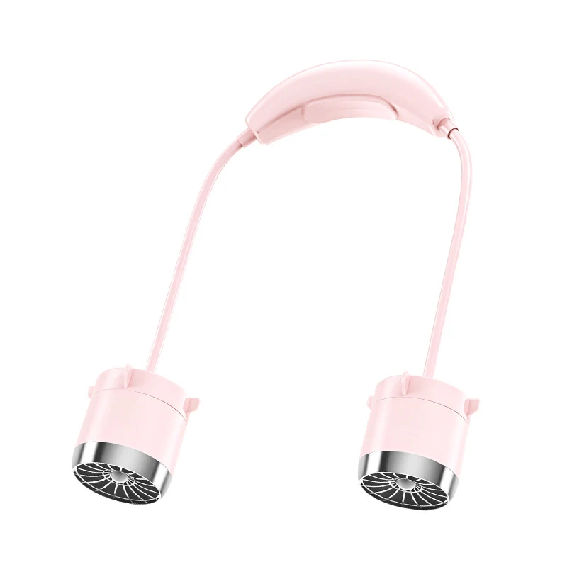 USB Rechargeable Long-Lasting Neck Fan with 3 Speeds 1