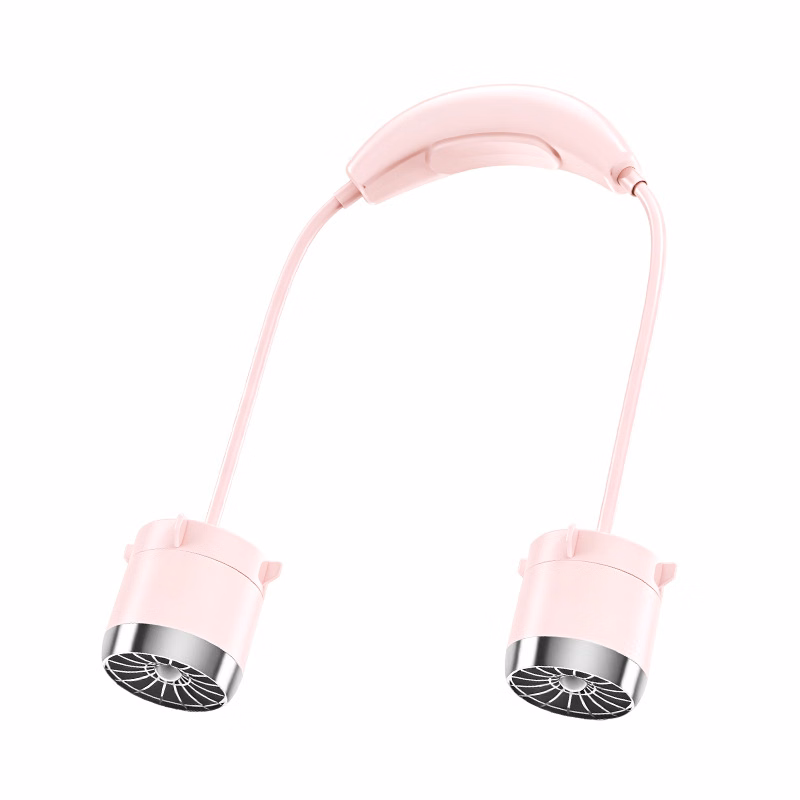 USB Rechargeable Long-Lasting Neck Fan with 3 Speeds