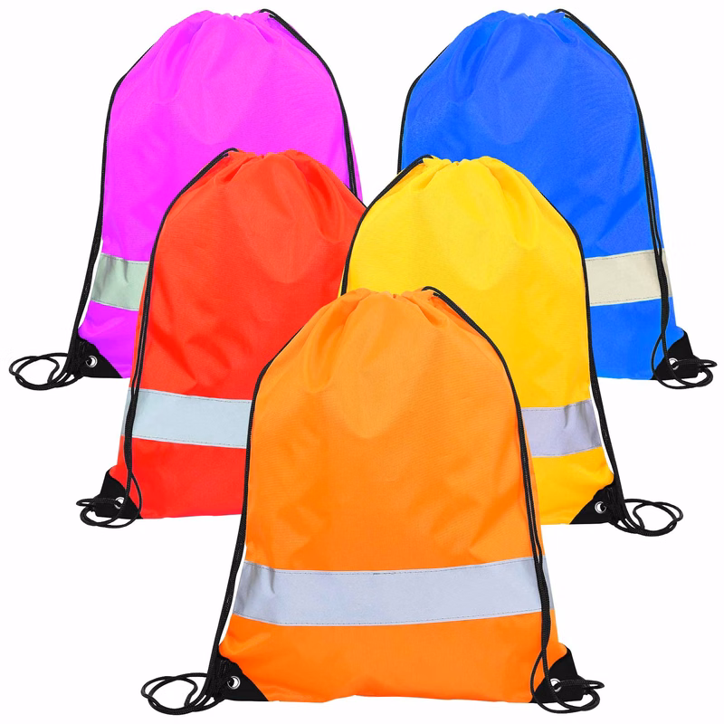 Reflective Drawstring Bag