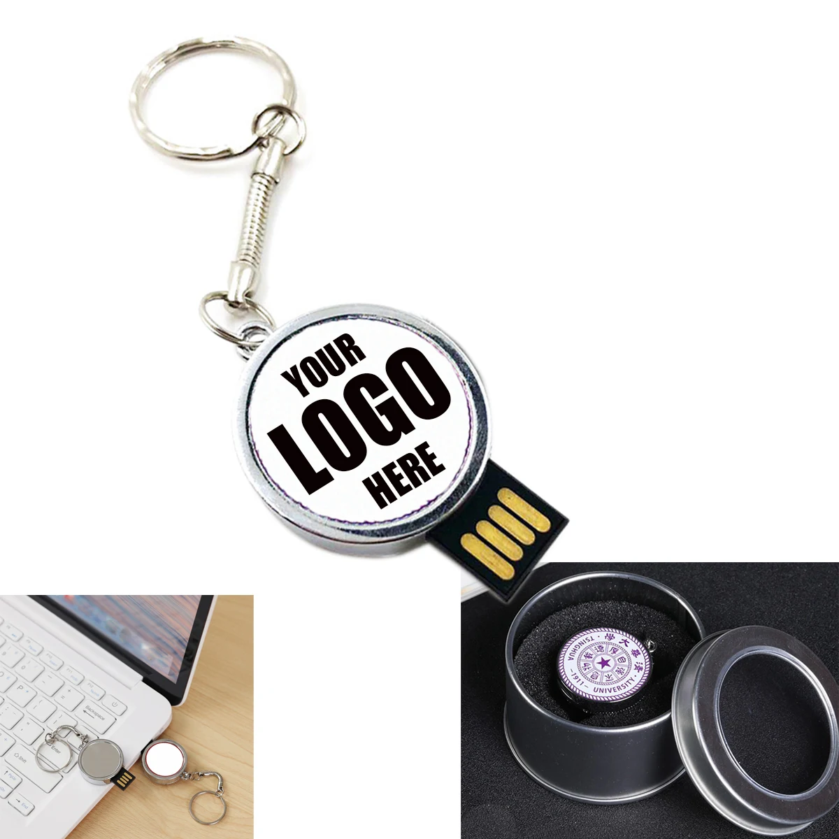Round 8GB USB Flash Drive 1