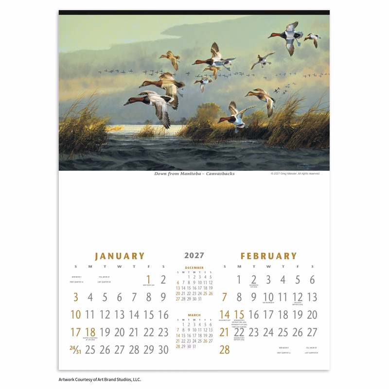 Triumph® Calendars North American Waterfowl Calendar