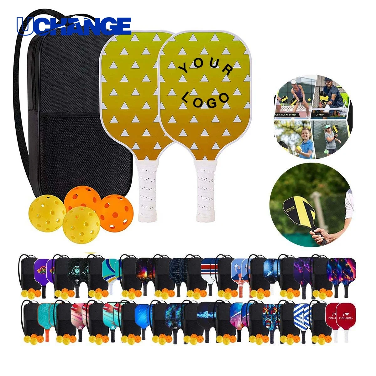 Fiberglass Pickleball Paddle Set 1