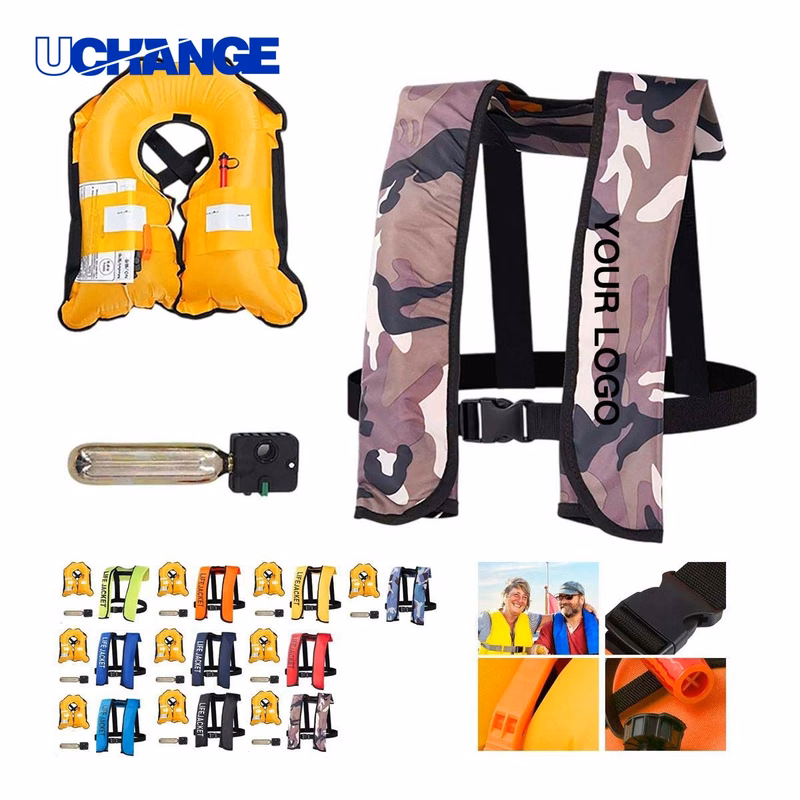Inflatable CCS Life Jacket with CO2 Cylinder Support for Boating
