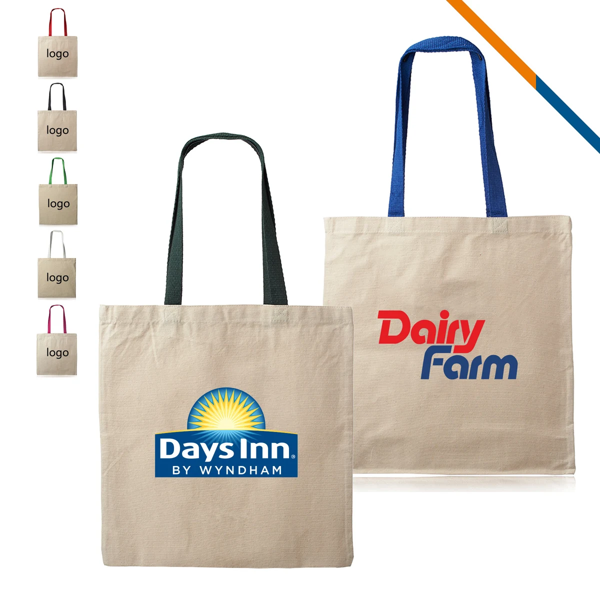 Sibelle Cotton Canvas Tote Bags 1