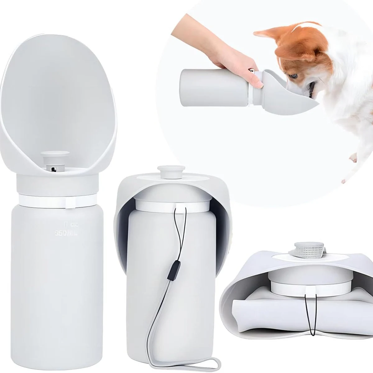 Silicone Pet Water Bottle 1