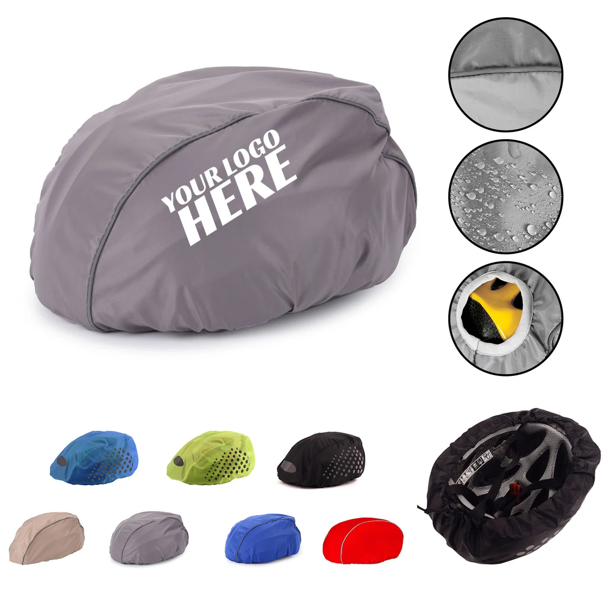 High Visibility Reflective Cycling Helmet Cover 1
