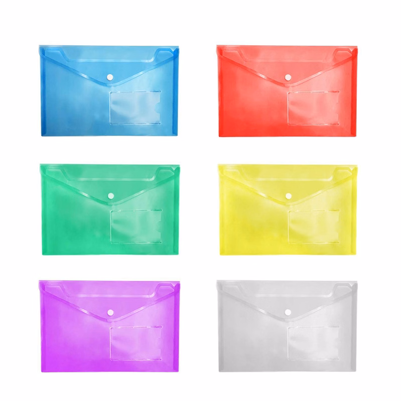 A5 Transparent File Pocket with Card Pocket