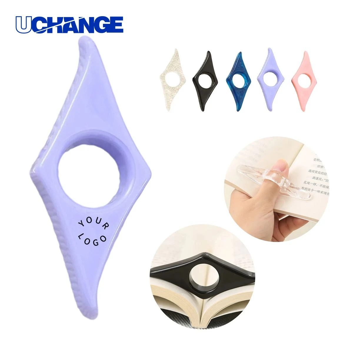 Portable Acrylic Page Holder Clip for Comfortable Reading 1