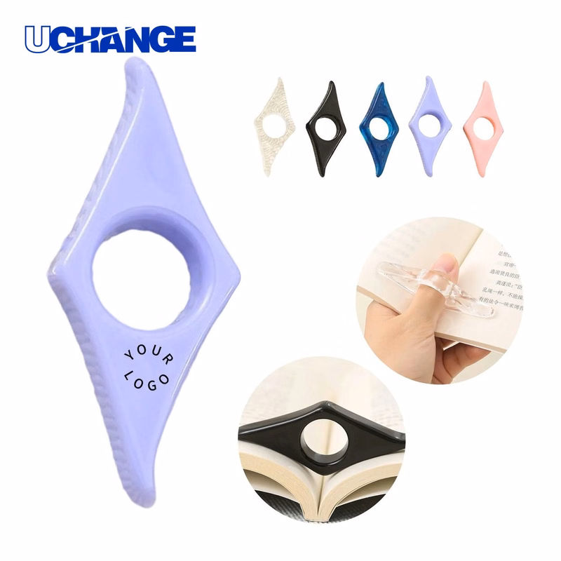 Portable Acrylic Page Holder Clip for Comfortable Reading