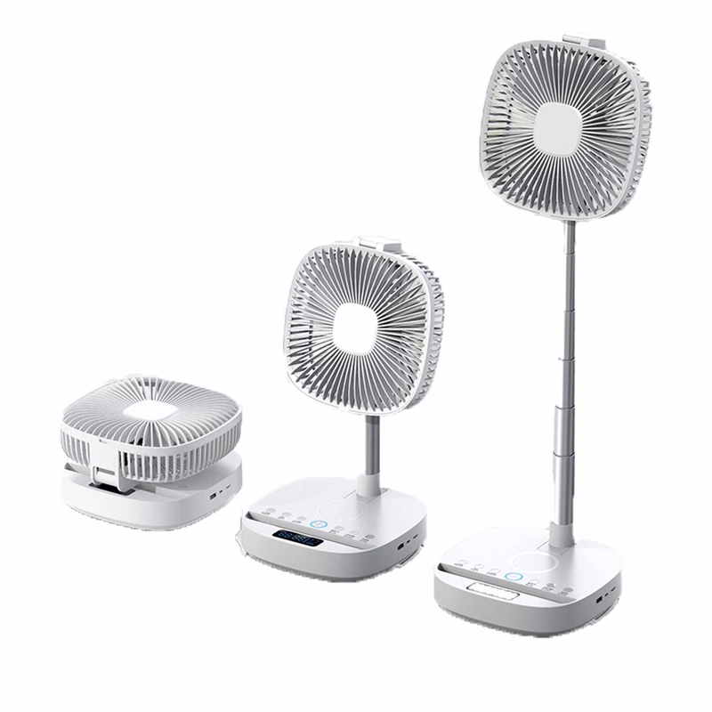 Wireless charging Clock Usb Speaker Led with Table Fan Stand