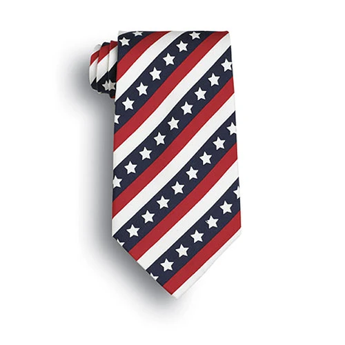 Stars & Stripes Patriotic Tie 1