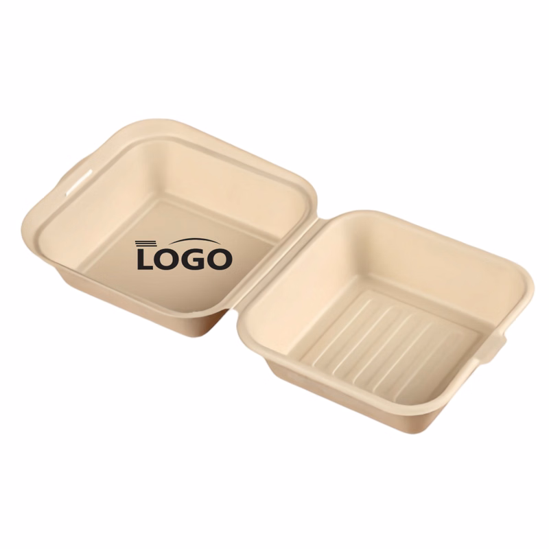 Compostable Clamshell Take Out Food Containers