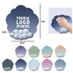 Gradient Cloud Memory Foam Wrist Support Mouse Pad 1