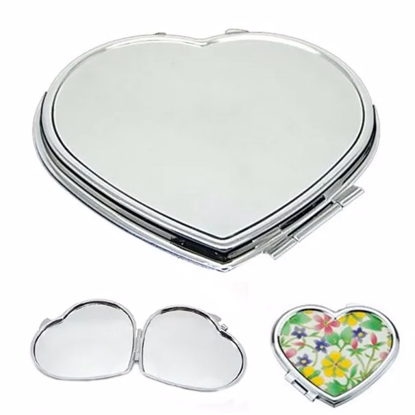 Metal Compact Mirror Accessory
