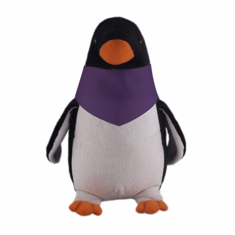 Soft Plush Stuffed Penguin with Bandana