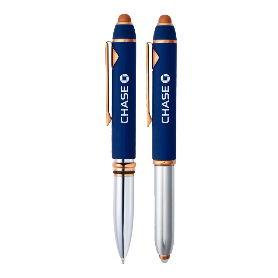 Union Printed - Flashy 3 in 1 Metal Pen 1