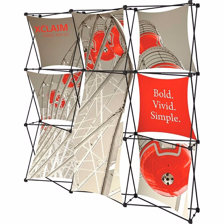 Xclaim 8ft Wide Fabric Popup Display Kit 05