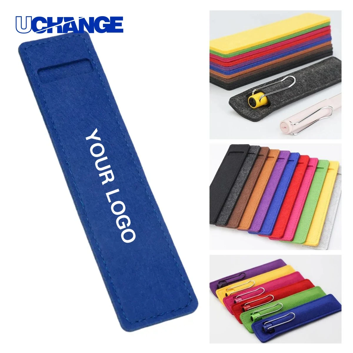 Durable PU Leather Pen Sleeve Case with Soft Lining 1