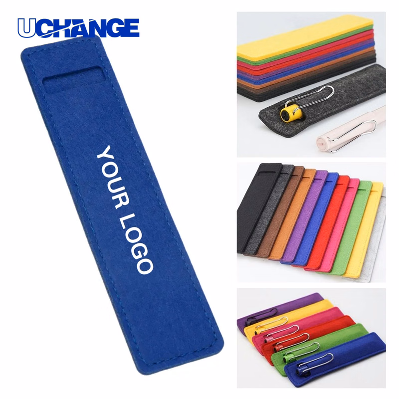 Durable PU Leather Pen Sleeve Case with Soft Lining