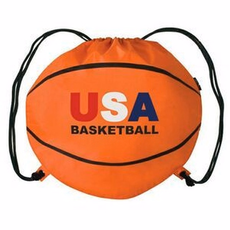 Basketball Drawstring Backpack