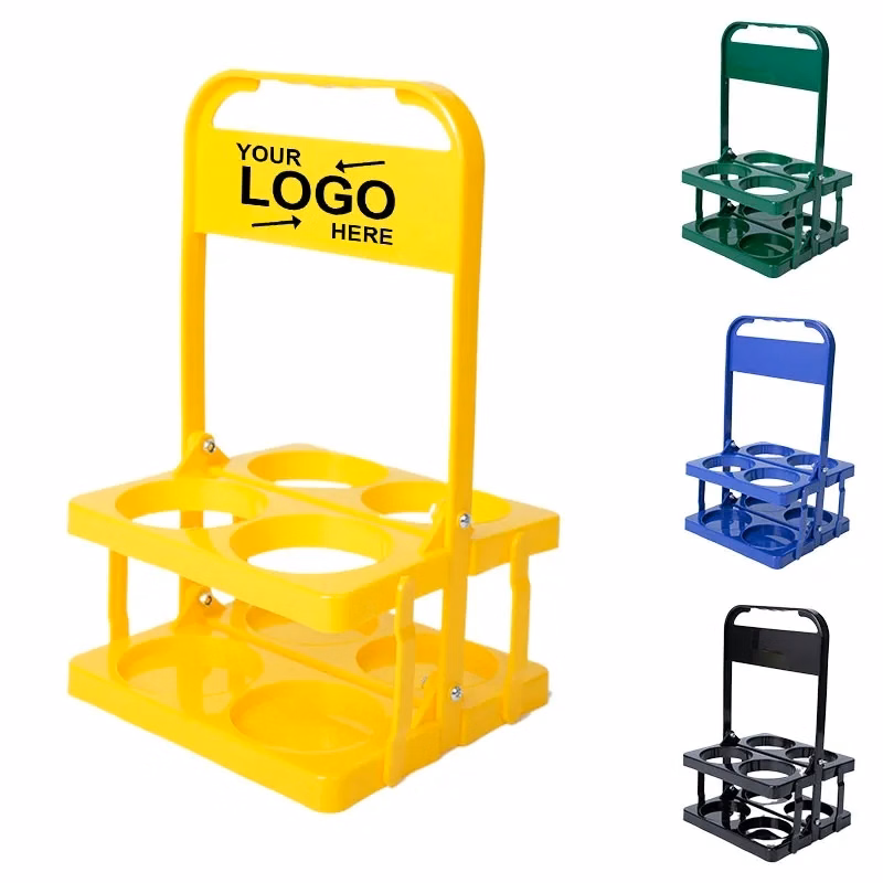 Plastic 4-Bottle Folding Wine Rack