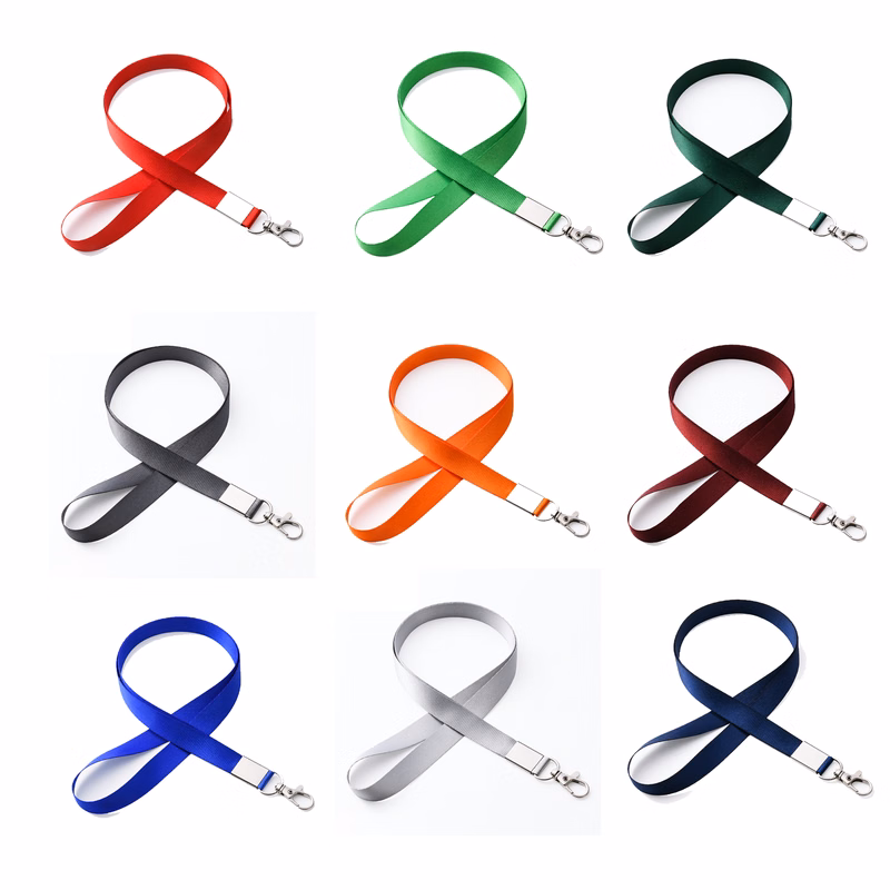 Woven ID Holder Lanyard with Clip