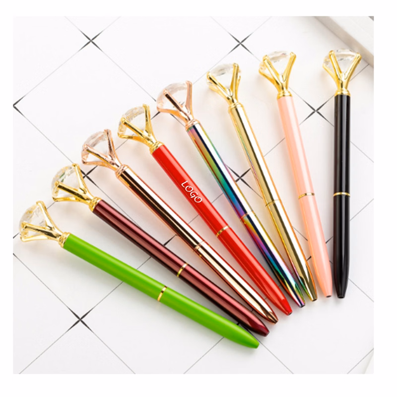 Big Crystal Diamond Queen'S Scepter Ball Pen