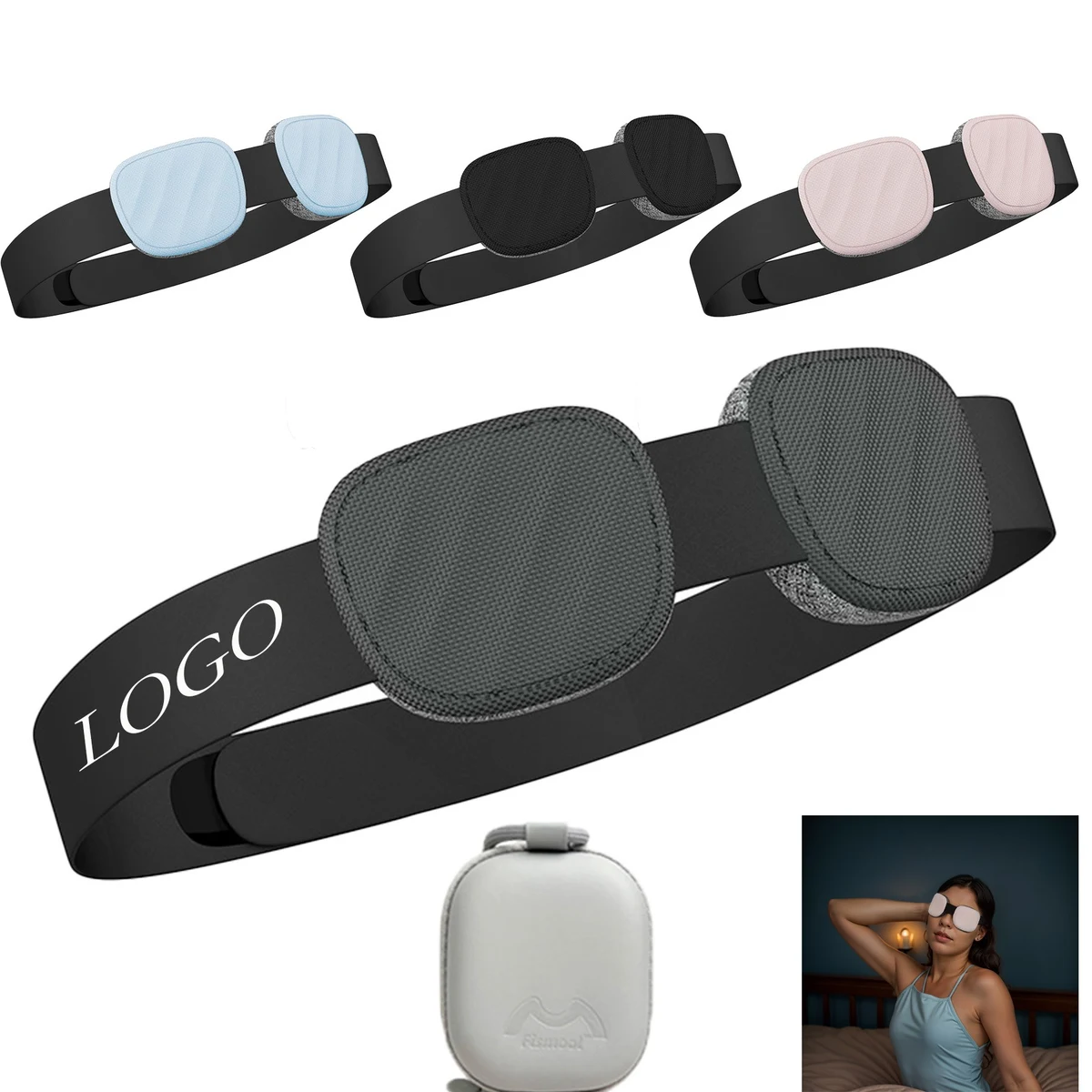 3D Blackout Pouch Eye Mask 1
