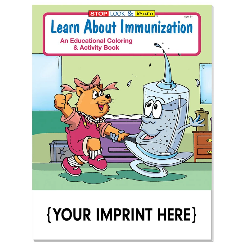 COLORING BOOK - Learn About Immunization Coloring & Activity Book 1
