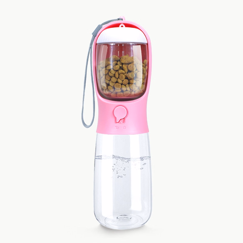 Dog Travel Water Bottle and Food Container 19oz