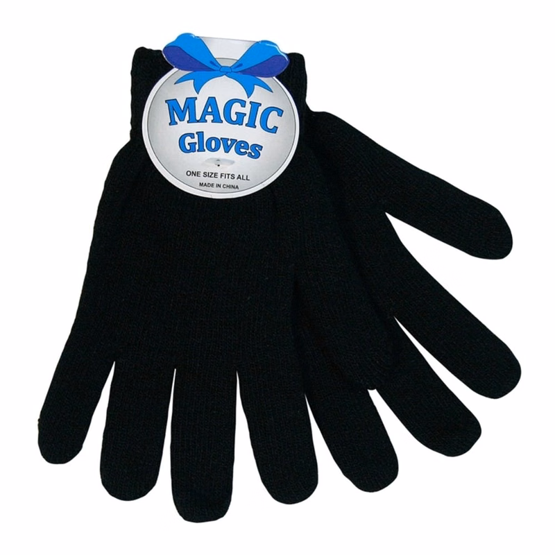Adult Winter Gloves - Black Magic Stretch