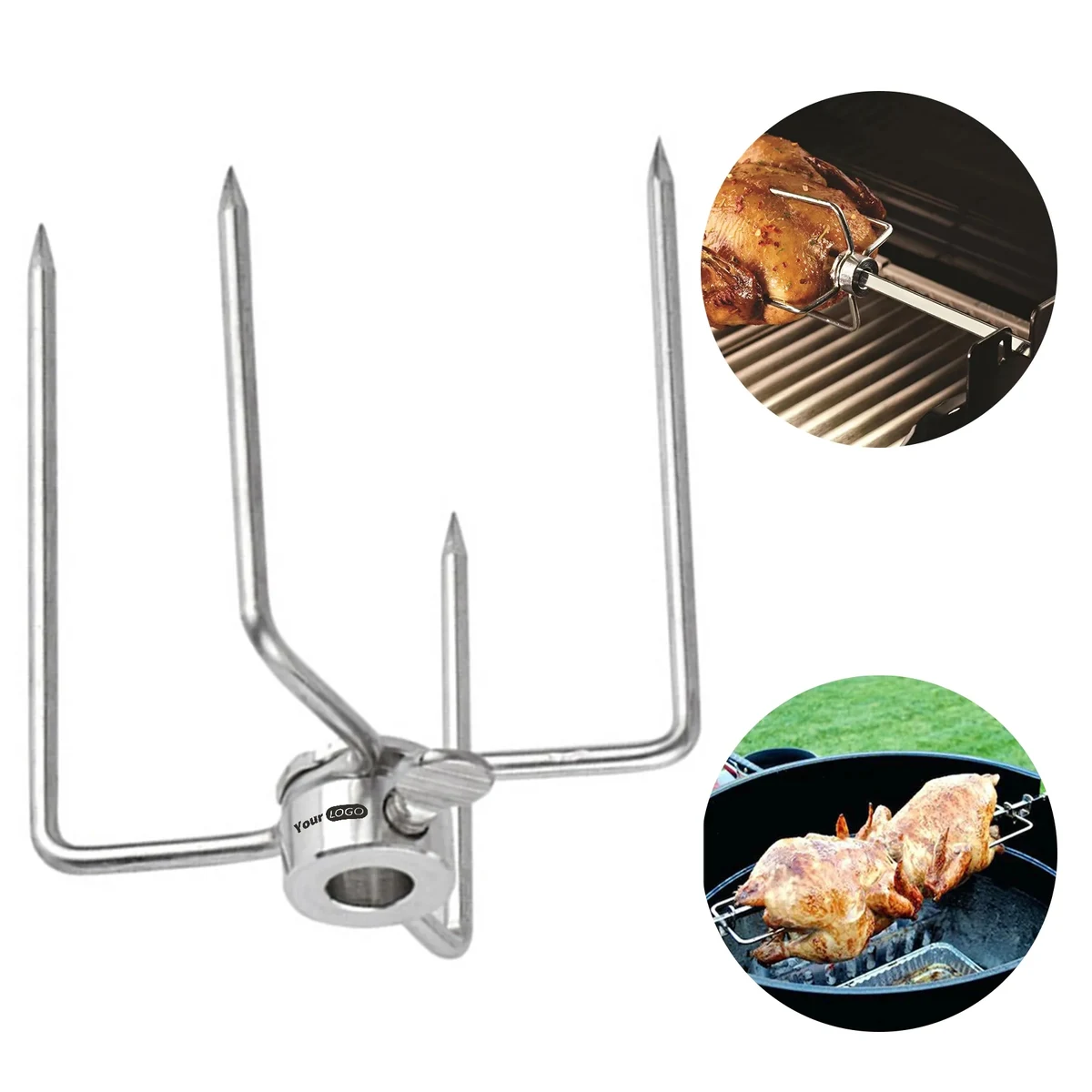 Stainless Steel Barbecue Fork Tool 1