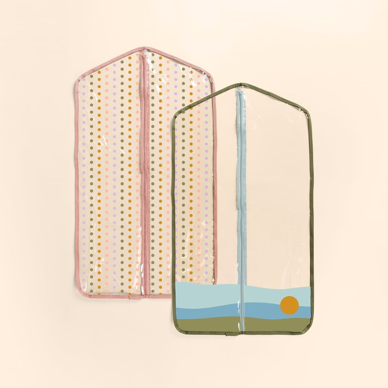SUGAR BRITCHES YOUTH GARMENT BAG - CLEAR VINYL