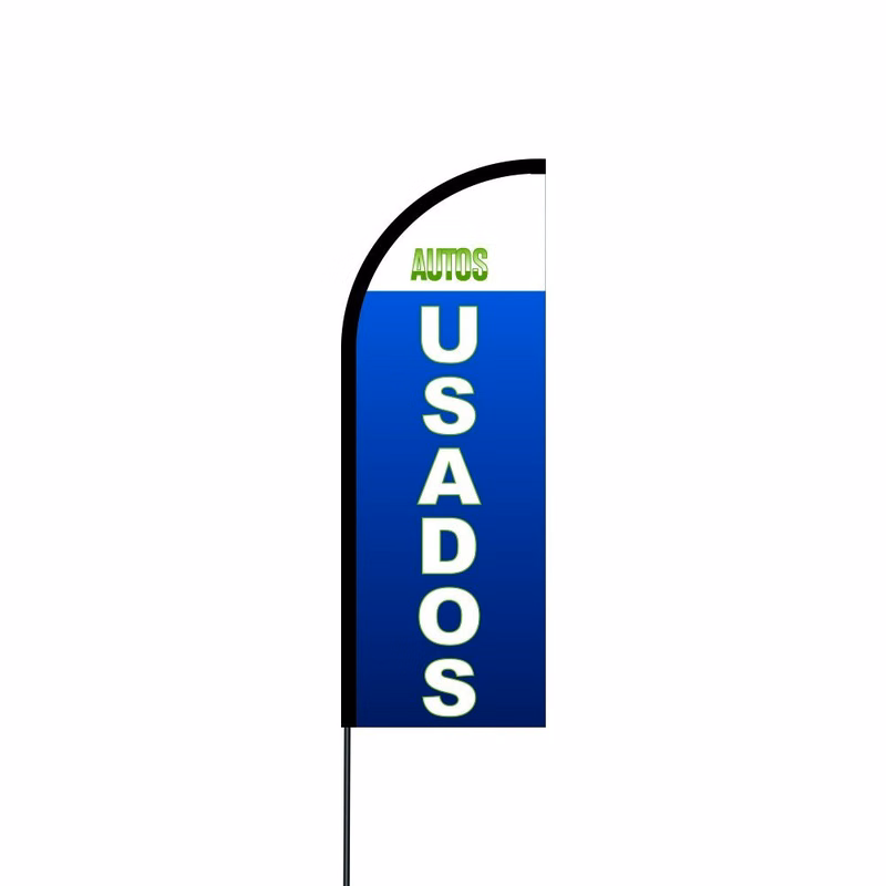 Autos Usados Flag Kit 14' Feet Feather Flag Sign Outdoor Banner