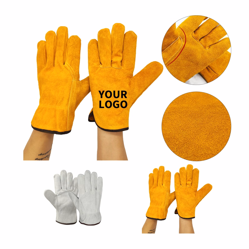 Buffalo Leather Work Glove With Keystone Thumb